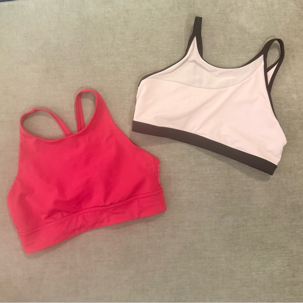 Two SZ 10 Lululemon sports bras Ride & Reflect and Forget The Rest Bra